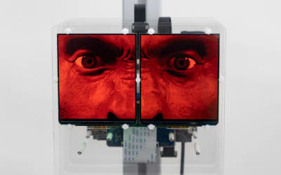 Inside the fair’s most intimate section, visionary galleries stage boundary-breaking dialogues